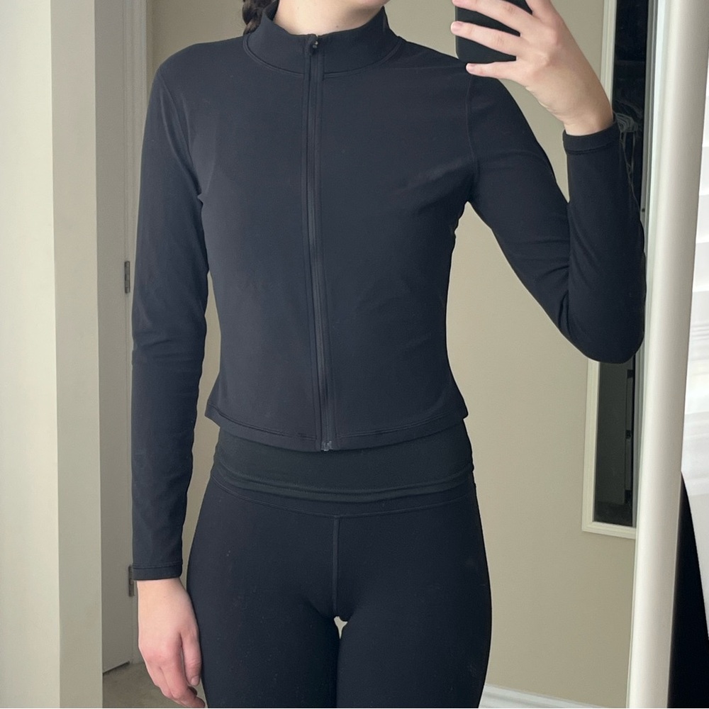 Aritzia Golden Butter Zip-up